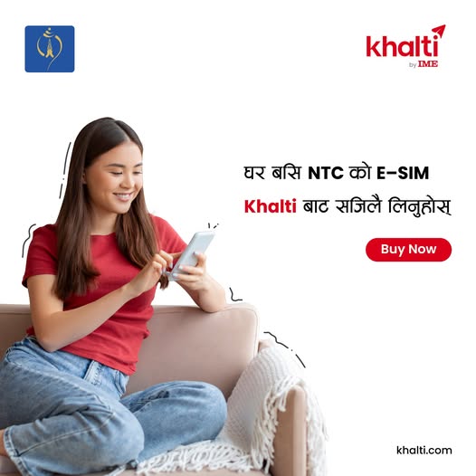 Buy NTC eSIM on Khalti app in Nepal – step by step process