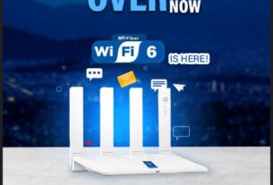 Nepal Telecom WiFi 6 router for FTTH internet with high-speed fiber connectivity in Nepal